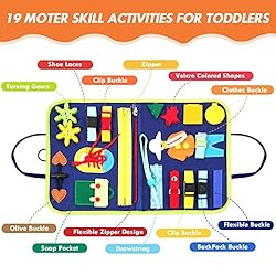 Hooku Busy Board for 1 Year Old, Montessori Toys