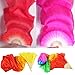 Estone Hand Made Colorful Belly Dance Dancing Silk Bamboo Long Fans Veils 4 Colors