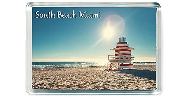GCT J409 South Beach Miami Jumbo Imán para Nevera - imán de ...