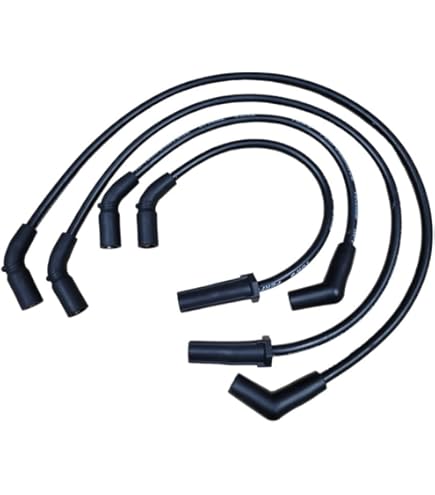 Ton's 10mm Spark Plug Wires - Harley Dyna Softail 1986 - 1998 / PAIR O Replacement Oem Length Wires - Foto 4