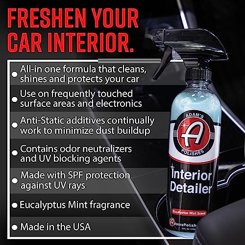 Adam's Interior Detailer 16 fl. oz Total Car Interior Cleaner