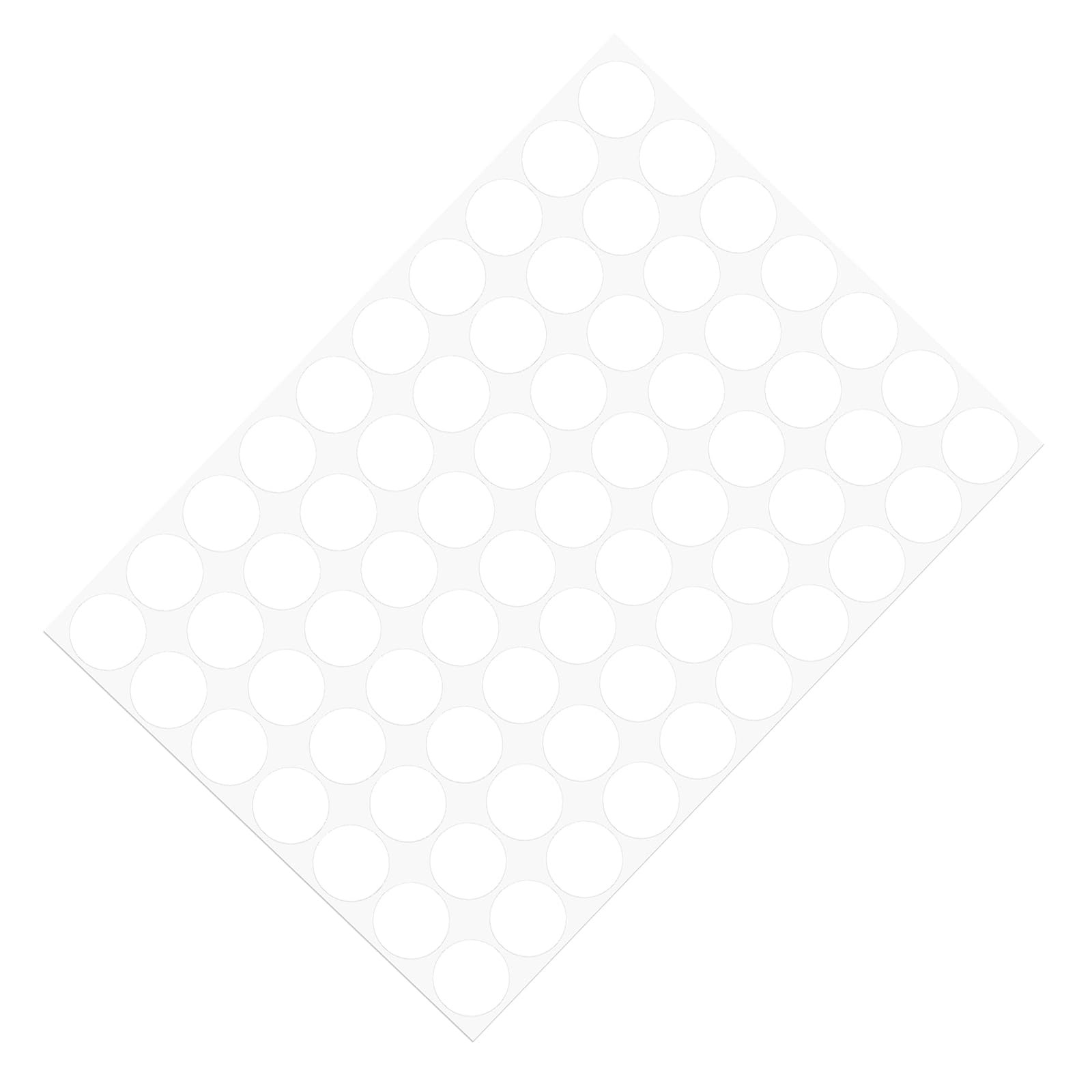 METALLIXITY Screw Hole Cover Stickers (18mm Dia) 700Pcs in 10 Sheet, PVC Shelf Peg Sealing Cap Waterproof - for Cupboard Closet Furniture, White
