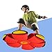 Magic Flying Saucer Ball Lost Ball Frisbee Ball Catch Ball UFO Magic Flash Darts Deformation Ball Frisbee Flying Discs Toy Soccer Game (blue)
