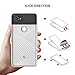 Ringke Bevel Compatible with Google Pixel 2 XL Grip Enhanced Diagonal Line Pattern TPU Form Fitting Drop Resistant Defense Minimalism Design Cover Google Pixel 2 XL Case - Clear