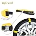 Vaygway Car Tire Snow Chains-Anti Slip Emergency All Season-Anti Snow Cables Car SUV- Universal Mud Security Tire Chains-10 Piece Vehicle