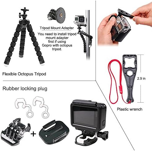 GoPro Hero equipment package with extra accessories.