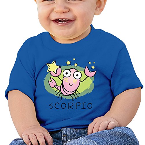 Scorpio Cartoon Baby Shirt Cotton Print Tee Baby Shower Gift