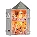 Rylai 3D Puzzles Miniature Dollhouse DIY Kit w/ Light -Love Fort Series Dolls Houses Accessories with Furniture LED Music Box Best Birthday Gift for Women and Girls