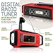 Horizons Tec HT-747.2 Emergency NOAA Weather Radio. Solar & Hand Crank Powered, smartphone Cellphone Charger & Led Flashlight. Paracord Survival Kit Bracelet Flint Fire Starter Compass Whistle