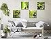 Contemporary Zen Art Giclee Canvas Prints Framed Canvas Wall Art for Home Decor Perfect 4 Panels Wall Decorations for Living Room Bedroom Office Each Panel Size:12x12inch