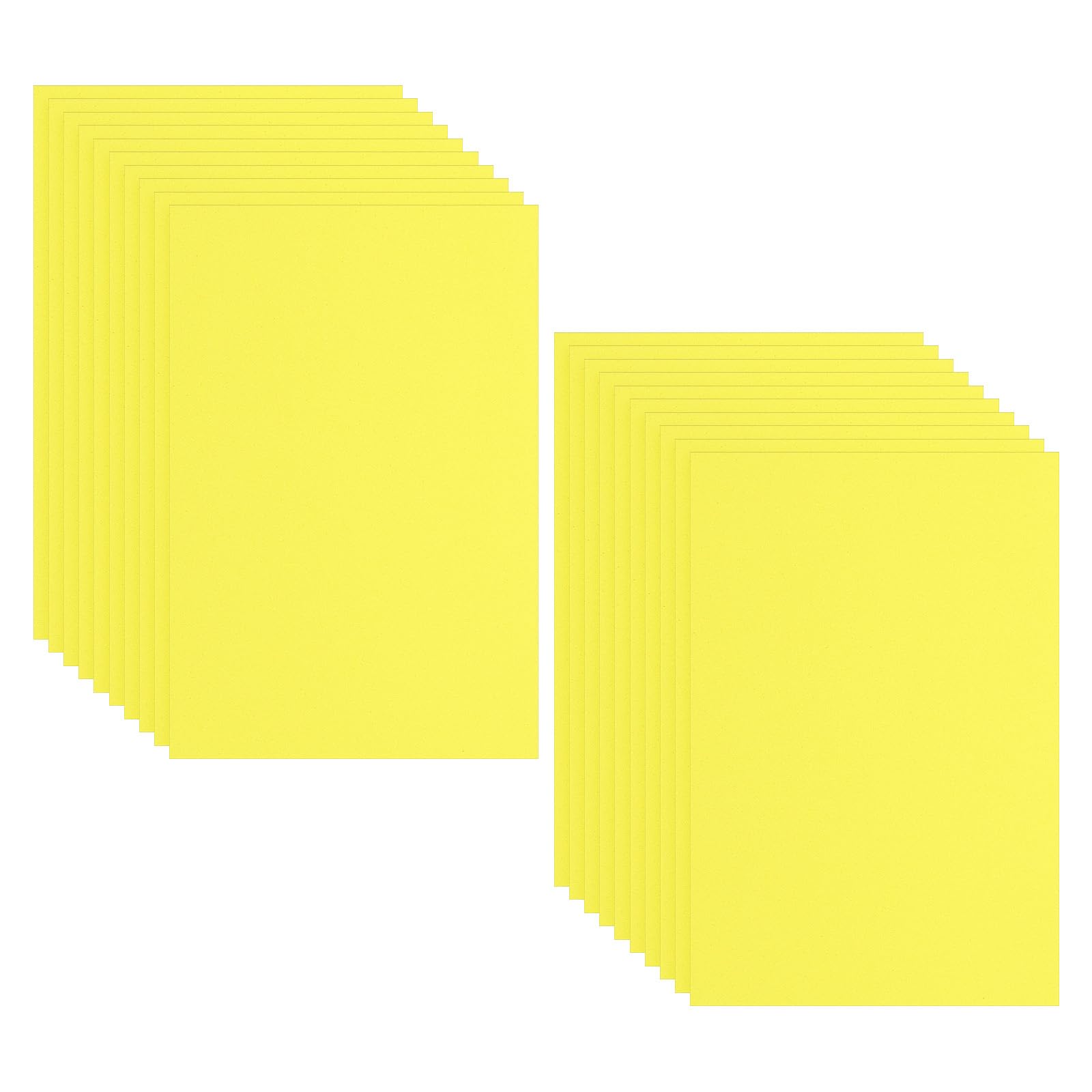 PATIKIL 20 Pack EVA Foam Sheets, 12" x 8" 2mm Thick Foam Sheets Crafts Foam Paper for Craft Classroom Bulletin Board Decor Scrapbooking DIY Cosplay Costume, Lime Yellow