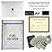 SOMIZOPFireproof Document Bag with Non-Itchy Silicone Coating | Dual Closure | Fireproof & Water Resistant Safe Storage for Documents, Money, Jewelry, Passports & Other Valuables