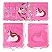 BeeGreen Unicorn-String-Bags-Gifts-Bag 6 Pack Bulk Cute Drawstring Backpack Bag Pink Unicorn Birthday Party Supplies for Kids Girls
