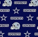 Dallas Cowboys NFL 60'' Wide Cotton Fabric
