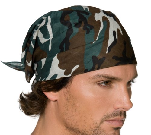 Smiffy's Men's Bandana Camouflage