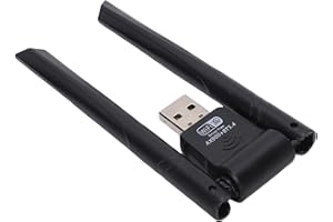 GOWENIC USB WiFi Bluetooth Adapter 900Mbps Dual Band Wireless Adapter for PC, High Speed Transfer Rates, Plug and Play for Ho