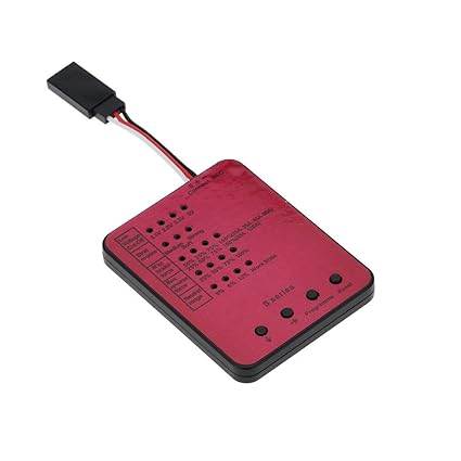 Fcostume GoolRC Programmierkarte für RC Car ESC Brushless elektronische Drehzahlregler (A)