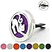 Car Essential Oil Diffuser Vent Clip, Car Aromatherapy Diffuser Stainless Steel Animal Locket with 8 Refill Pads 30mm