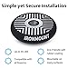 IronMount Gun Magnet Mount | 35 Lb Rated Double-Sided Magnetism | Adhesive Magnets Rubber Coated Magnetic Gun Mount & Holster | Concealed Holder for Car, Handgun, Pistol, Shotgun, Rifle (2 Pack)