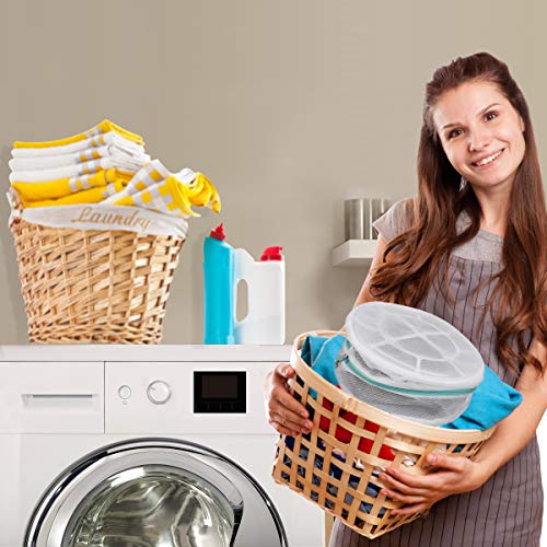 Plusmart Bra Laundry Bag, Mesh Laundry Bag for Delicates, Bra Washing Bag for D to G Cup,3 Pack