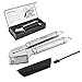 Professional Garlic Press - Stainless Steel Kitchen Utensil Includes Clove Peeler and Cleaning Brush - Best Choice to Mince & Crush Cloves and Ginger