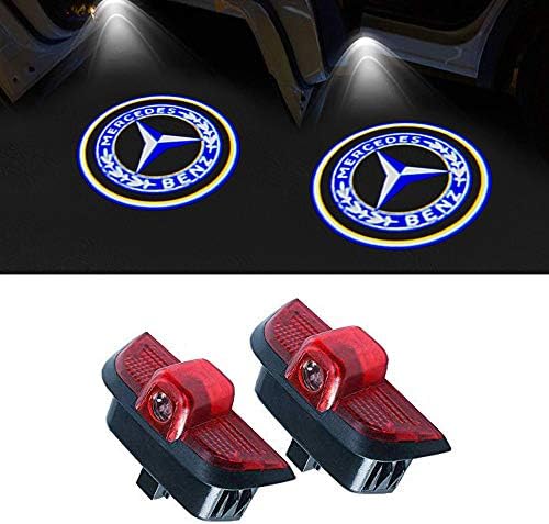 LIKECAR 2 Pcs Car Door Logo Projection Ghost Shadow Light Welcome Lamp Light For BENZ (BENZ C-Class)
