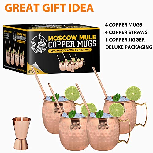 5 Moscow+Mule+Copper+Mugs+HANDCRAFTED