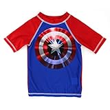 Captain America Boys Rashguard Swimwear