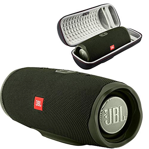JBL Charge 4 Waterproof Wireless Bluetooth Speaker Bundle with Authentic Boomph Portable Hard