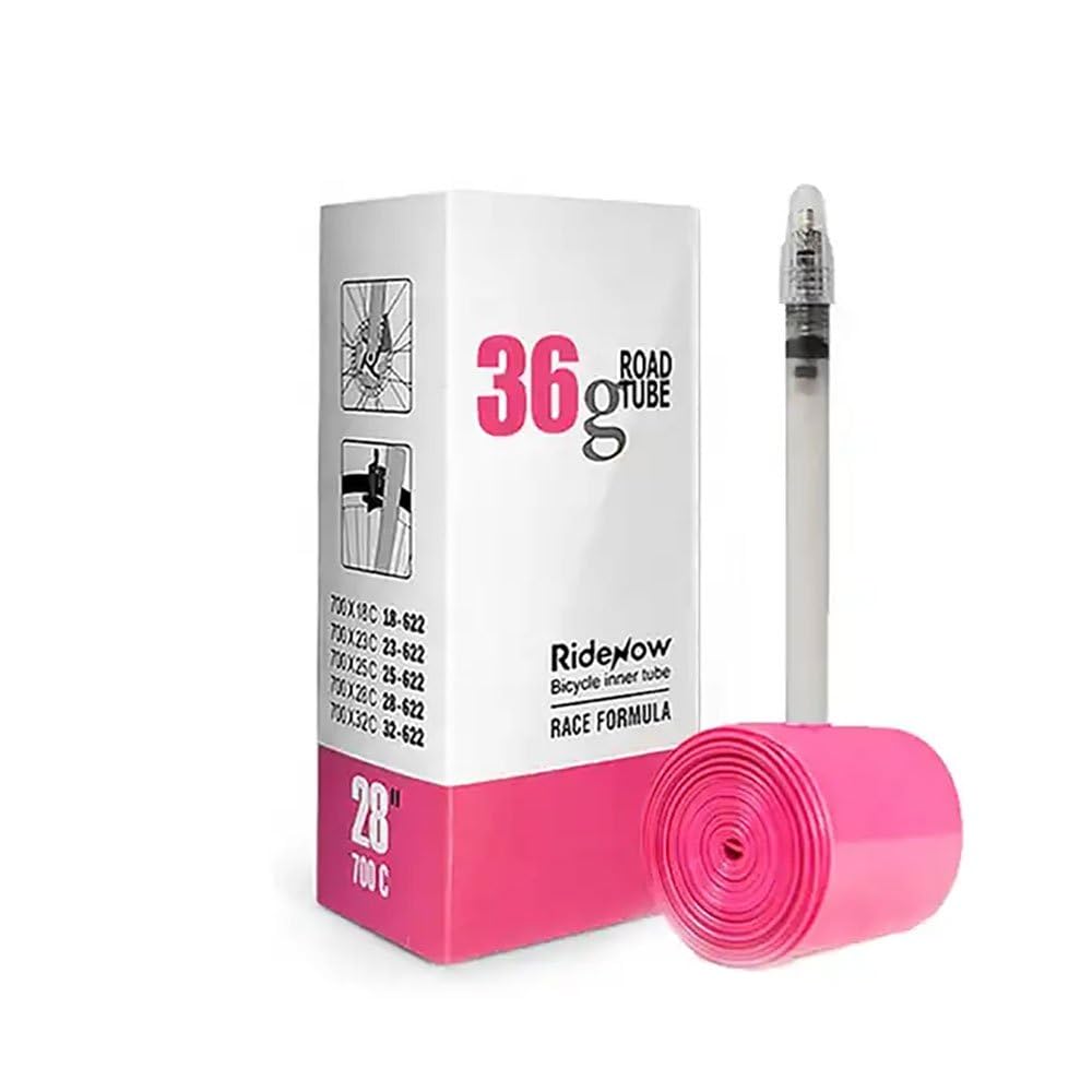 RIDENOW - TPU Road Camera 700/18C-32C.Light 36g Fine Valve Presta (45mm)