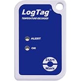 LogTag TRIX-16 Multi-use Temperature Recorder with 16,000 Readings Memory and up to 3-Year Battery, Blue/White