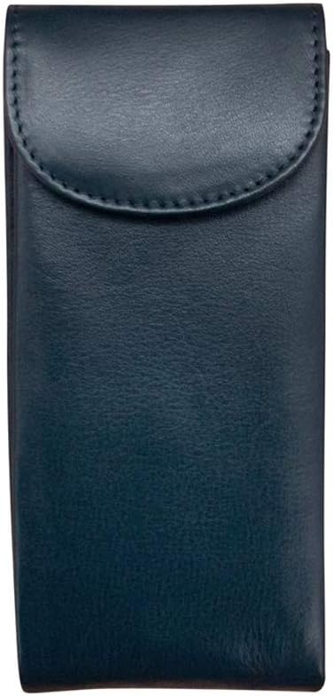 ili New York 6470 Leather Double Eyeglass Holder