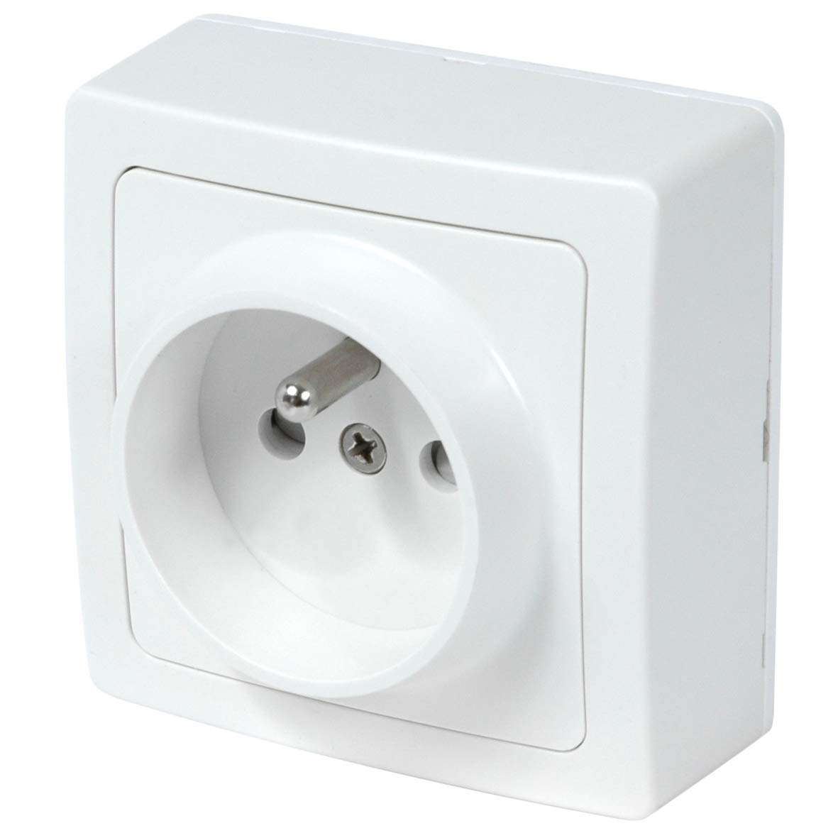 Appareillage en saillie Prise 2P+T 16 ampères Blok DEBFLEX White 746806