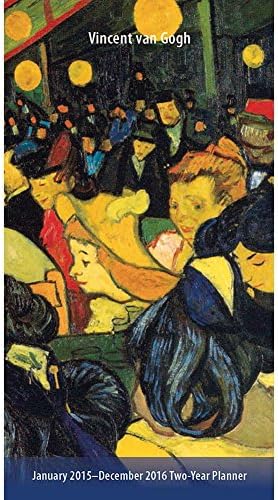 Vincent Van Gogh TWO-YEAR Monthly Checkbook Size Pocket Planner 2015-2016