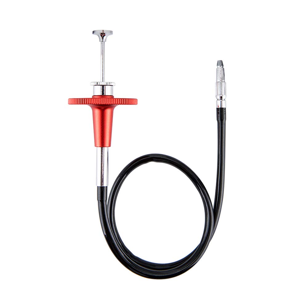 JJC Mechanical Shutter Release Cable with Bulb-Lock for Fujifilm & SLR Cameras with Threaded Screw Hole Shutter Release Button (Red, 40cm/15.7")