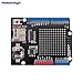 RobotDyn - Data Logger/Logging Shield Compatible for Arduino, MicroSD-Card + RTC (Assembled) with Battery