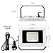 20W Outdoor LED Flood Light - Waterproof IP65 2200LM 5000K Cool White for Garden, Landscape Lighting,Driveways, Backyards, Walkways, Street, Patio Security Lighting