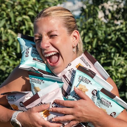 Irreal Snacks Alho Poró, Snack Proteico Salgado, 40g, Feito com Batata Doce, Caseinato de Cálcio e Proteína de Arroz
