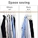 HOUSE DAY Velvet Skirt Hangers 24 Pack, Beige Velvet Pant Hangers with Adjustable Clips, Space Saving Slim Shorts Hanger, Heavy Duty Non Slip Clip Hanger for Pants, Skirts, Shorts