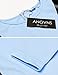 ANGVNS Women Long Sleeve PU Leather Stitching Midi Bodycon Pencil Office Dress
