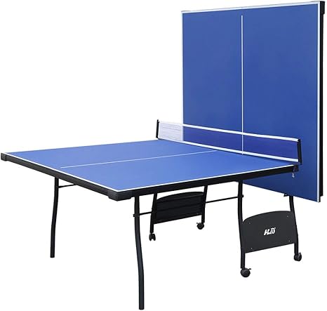 YP Mesa de Ping Pong Plegable Ping Pong Mesa para Interior y Exterior con 4 Tableros Tamaño 274 * 152 * 76CM Hecho de MDF+Metal Color Azul: Amazon.es: Deportes y aire libre
