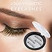 Longer Magnetic Eyelashes Set Reusable Natural Looking 3D Magnetic Fake Eyelashes No Glue(1 Pair/4 Pieces)