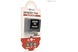 Tomee 256KB Memory Pak for Nintendo 64 – N64 Memory Card, Controller Pak, Retro Gaming Accessory for Game Saves and Storage