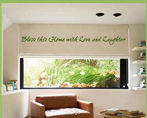 cbmvop wall decor stickers Bless this home with love and laughter for living room home décor