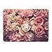 TOP CASE - Floral Pattern Rubberized Hard Case Compatible Older Generation MacBook Air 13