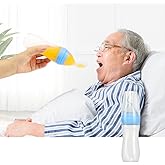 SIQITECHNO Drinking Aids Feeding Cup With Brush Flow Control Liquid Feeder Dysphagia Cup For Water Porridge Soup Fluid Drink Spoon Bottle For Elderly Adults Disabled Pregnant Patient Maternity