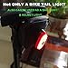 G Keni Smart Bike Tail Light Wireless Auto On/Off Rear Bike Light USB Rechargeable LED Bicycle Brake Sensing Taillight Waterproof