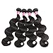 Malaysian Body Wave 7a 100% Unprocessed Virgin Hair Remy Weave Hair Human Bundles Mixed Length 95-100g/pc Natural Black Color
