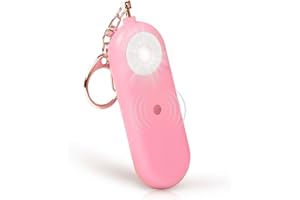 MtMinn Personal Safety Alarm for Women - 130dB Self Defense Keychains Siren Whistle, Replaceable Battery with SOS LED Strobe Light - Emergency Security Safe Protection Devices for Kids Elderly