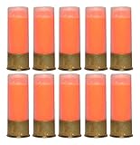 St Action Pro 12GA Gauge Shotgun Safety Trainer Cartridge Dummy Shell Rounds with Brass Case, Orange, 10 Pack